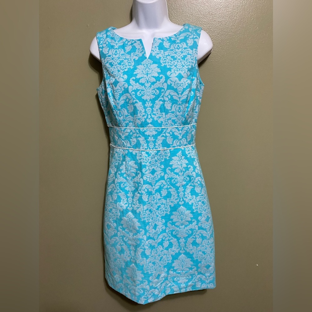 Alex Marie Blue and White Dress, Size‎ 4